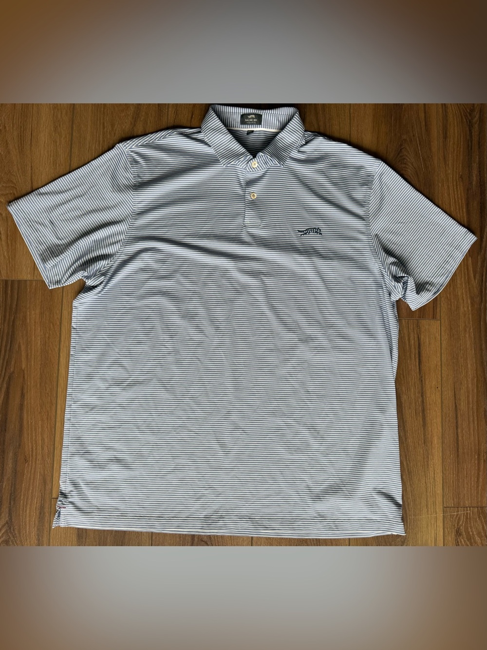 Sun Day Red Polo Shirt SZ XXL Golf Performance Tiger Woods Premium Jubilee Blue